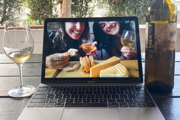 Virtual Happy Hour (courtesy WSJ)
